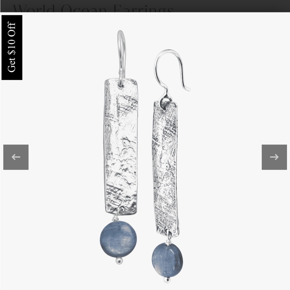 World Ocean Earrings new in box